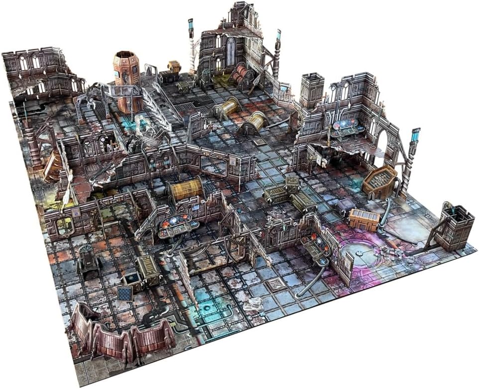 Battle Systems Sci-Fi-Gelände, 28 mm modulares 3D-Weltraum-Gelände, perfekt für Wargaming und Rollen