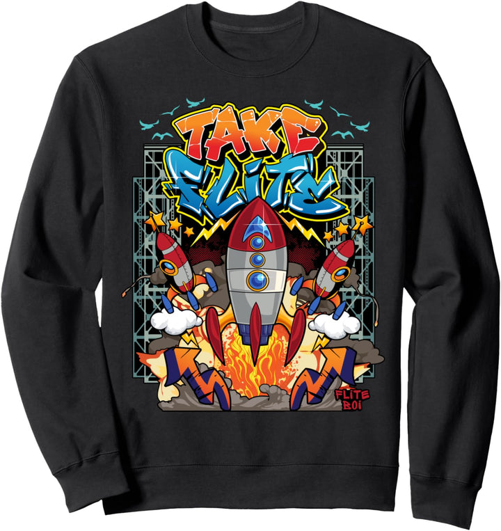 Flite Boi - Urban - Nehmen Sie Flite Rocket Graffiti Sweatshirt