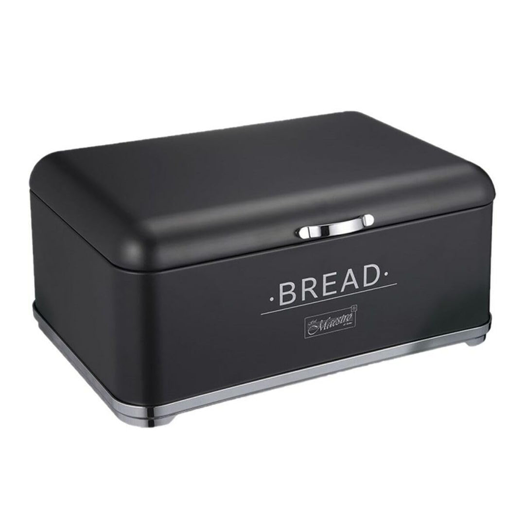 Florsol Brotkasten Brotbox Küche Aufbewahrung Weiss Schwarz Stahl Brot Aufbewahrungsbehälter Weiss S