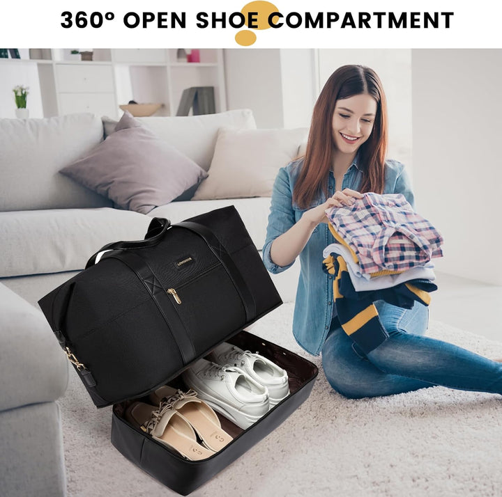 LOVEVOOK Reisetasche Damen Weekender Bag Gross Handgepäck Tasche Sporttasche Kliniktasche Geburt Tra