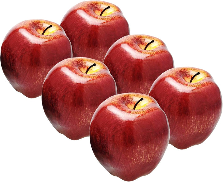Tuxiaobu Künstliche Früchte Rot Delicious Apfel Deko Obst, Kunst Faux Äpfel Zuhause Küche Dekor Tisc