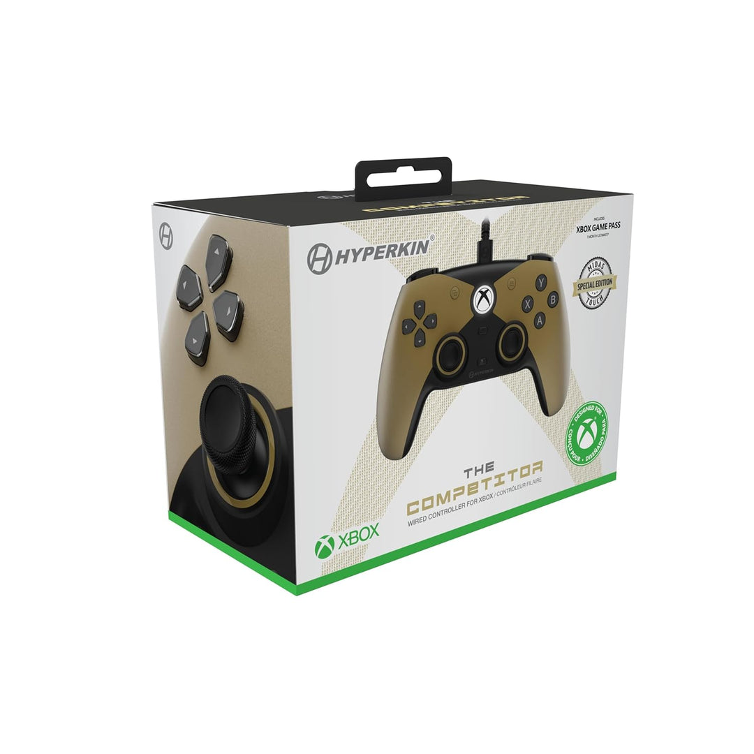 Hyperkin Competitor Wired Controller für Xbox Series X|S, Xbox One, PC – Offiziell lizenziert für Xb