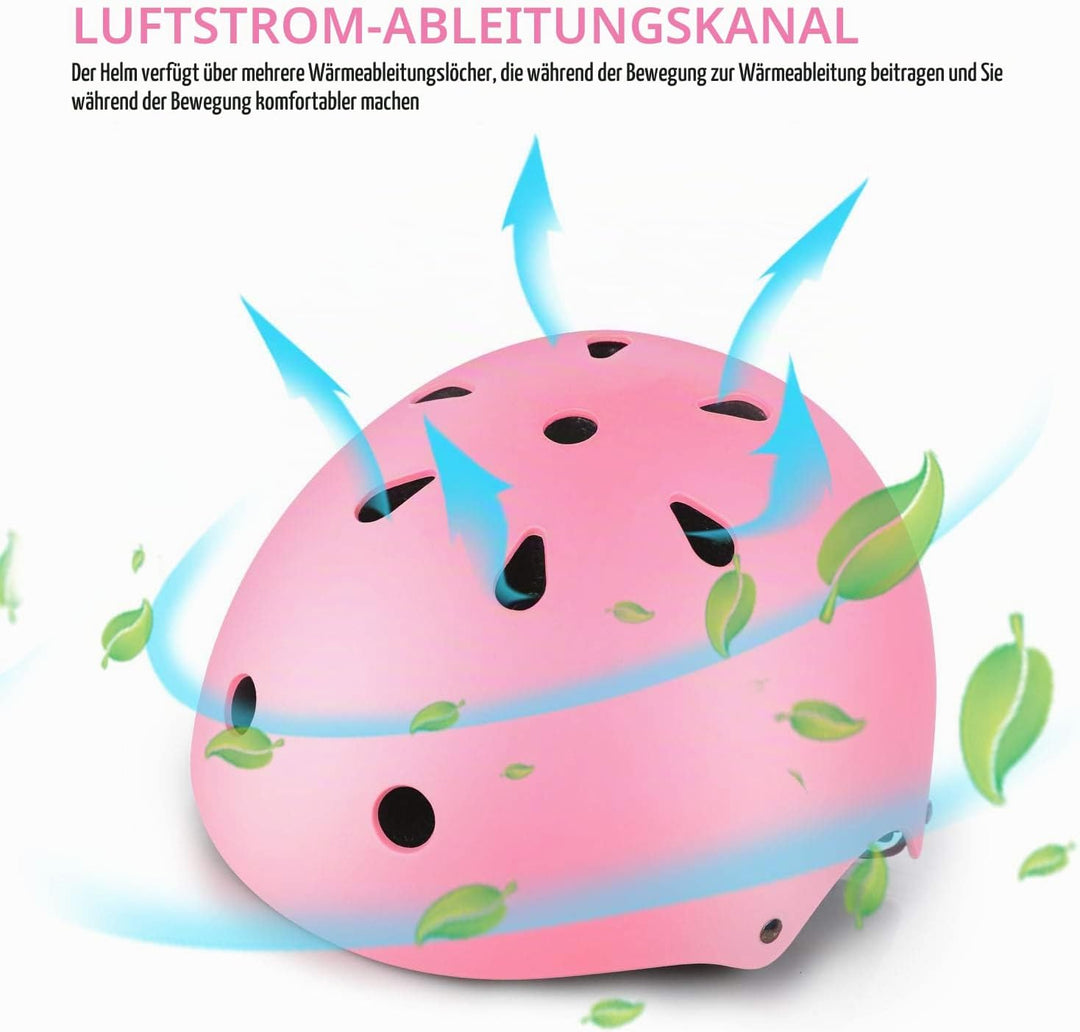 ValueTalks Schonerset Kinder Protektoren Schützer inliner Schutzausrüstung Kinder Knieschoner Set mi