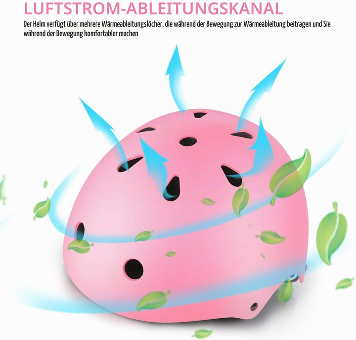 ValueTalks Schonerset Kinder Protektoren Schützer inliner Schutzausrüstung Kinder Knieschoner Set mi