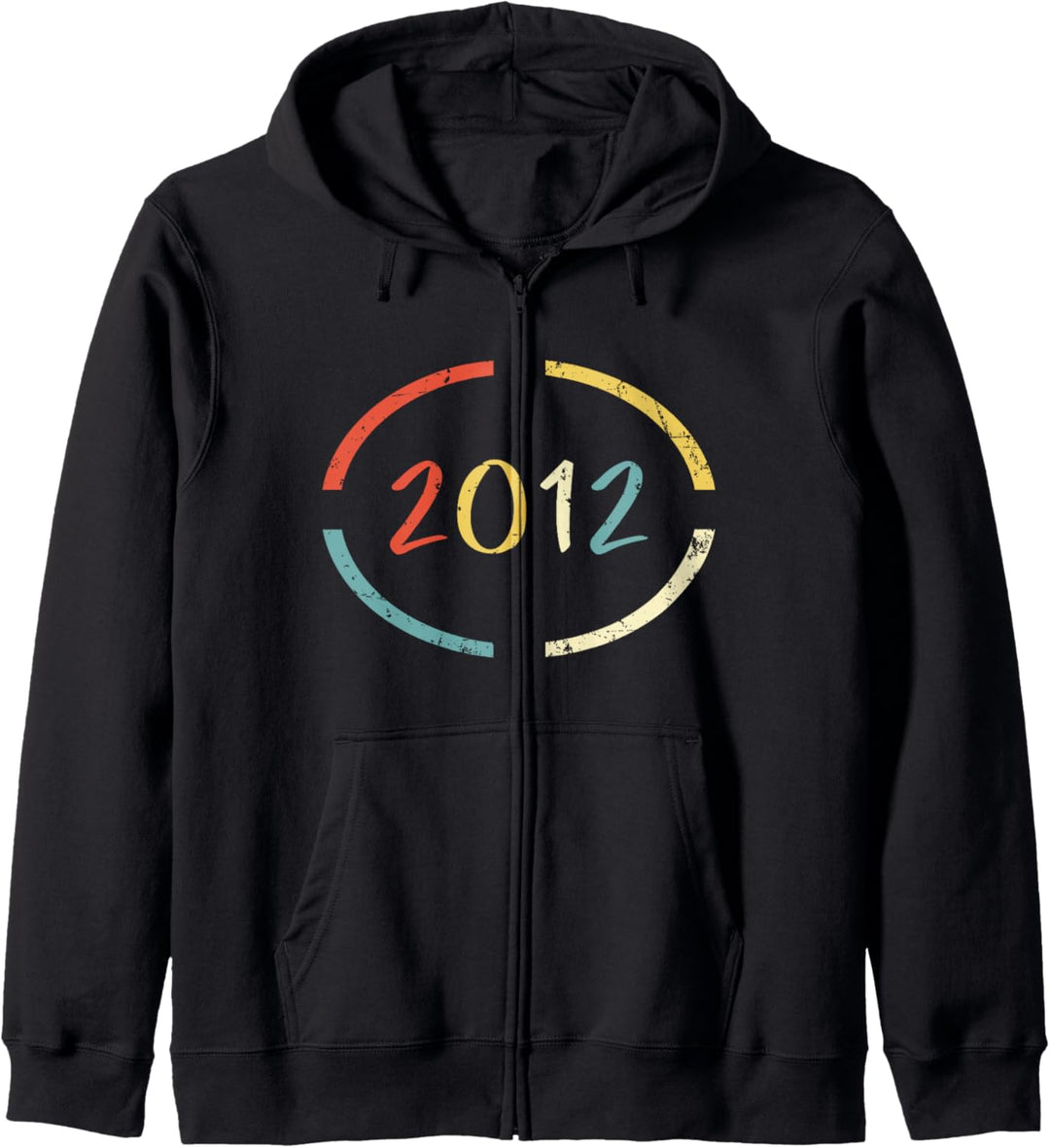 Retro Birthday Vintage Born 2012 Kapuzenjacke