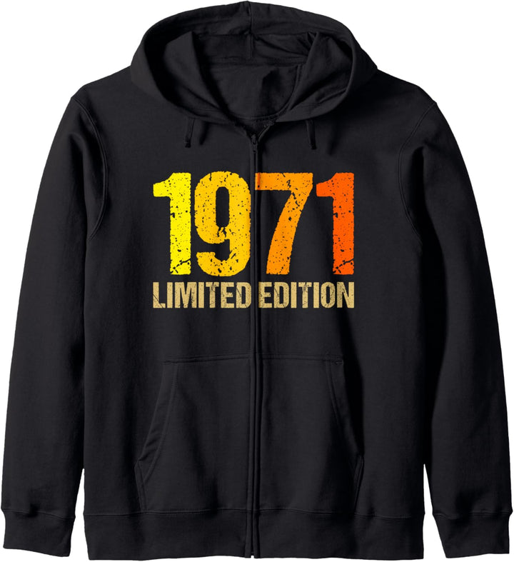 53. Geburtstag Mann Frau 53 Jahre 1971 Deko Lustig Geschenk Kapuzenjacke