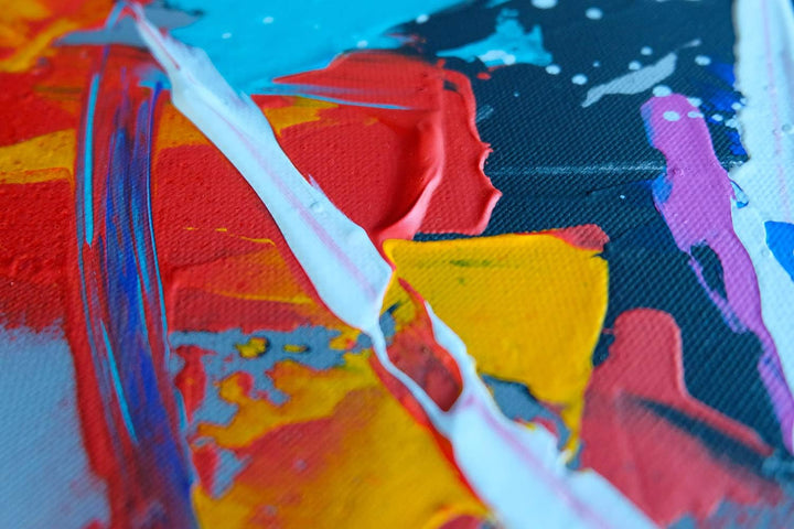 Monica Mirafiori I 100% HANDGEMALT I Gemälde Evolution 100x50cm | Gemälde Handgemalt | Acrylgemälde
