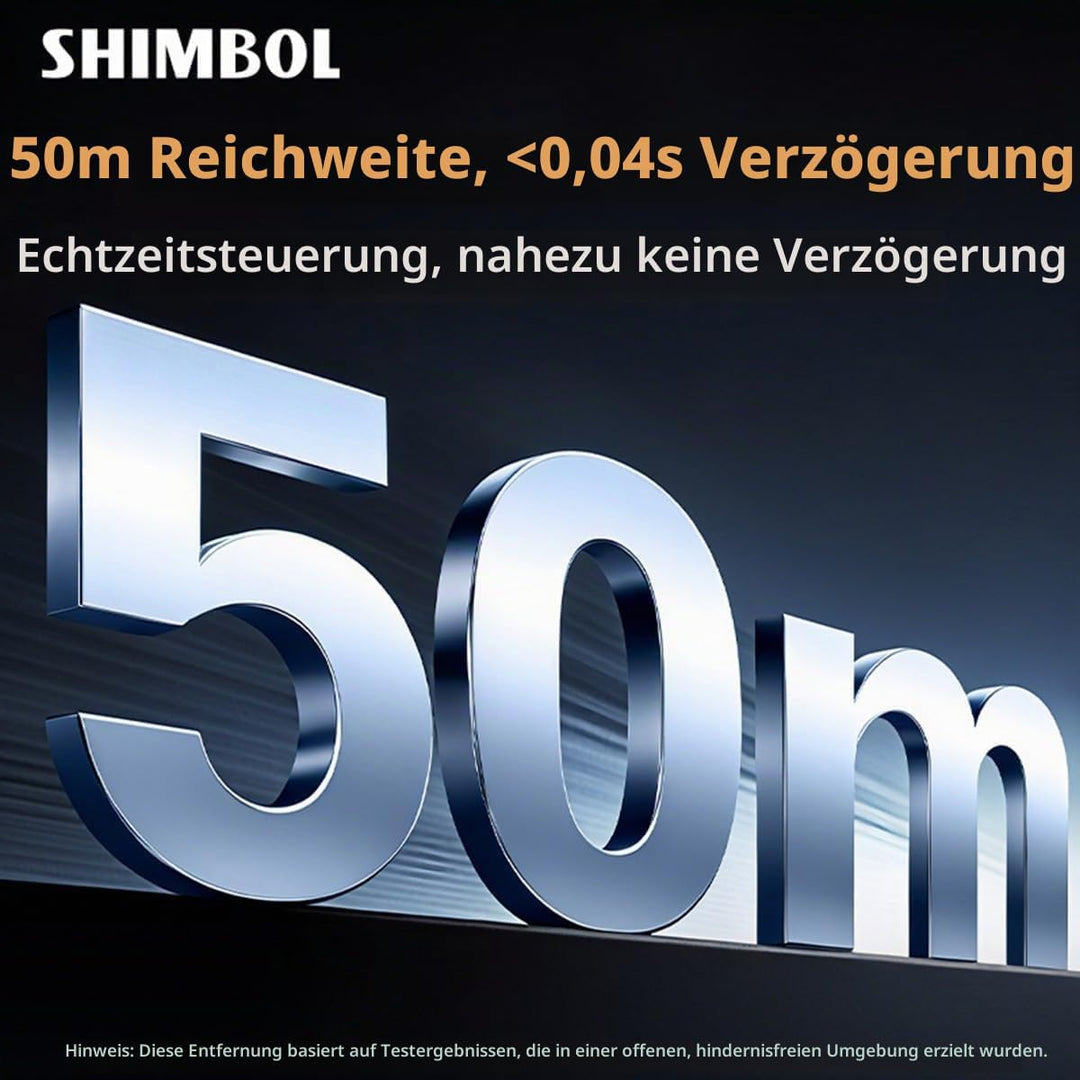 Shimbol CP5 Ultra, 5‘’ 1080P Full Touch HD Telefon Vlog Selfie Monitor Screen für iPhone &amp; Android -