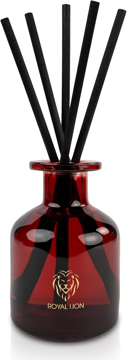 ROYAL LION Reed Diffuser 150ml - Aroma Diffuser - Raumduft Stäbchen - Lufterfrischer mit Duftstäbche