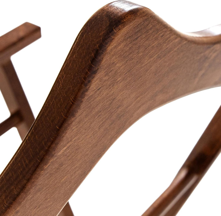 konsimo klappbarer Herrendiener – Kleiderständer aus Massivholz, für Jacken, Hosen, Gürtel und Krawa