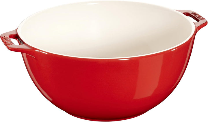 STAUB Keramik-Servierschale, 24,1 cm, Kirschrot 9.5-inch Cherry, 9.5-inch Cherry
