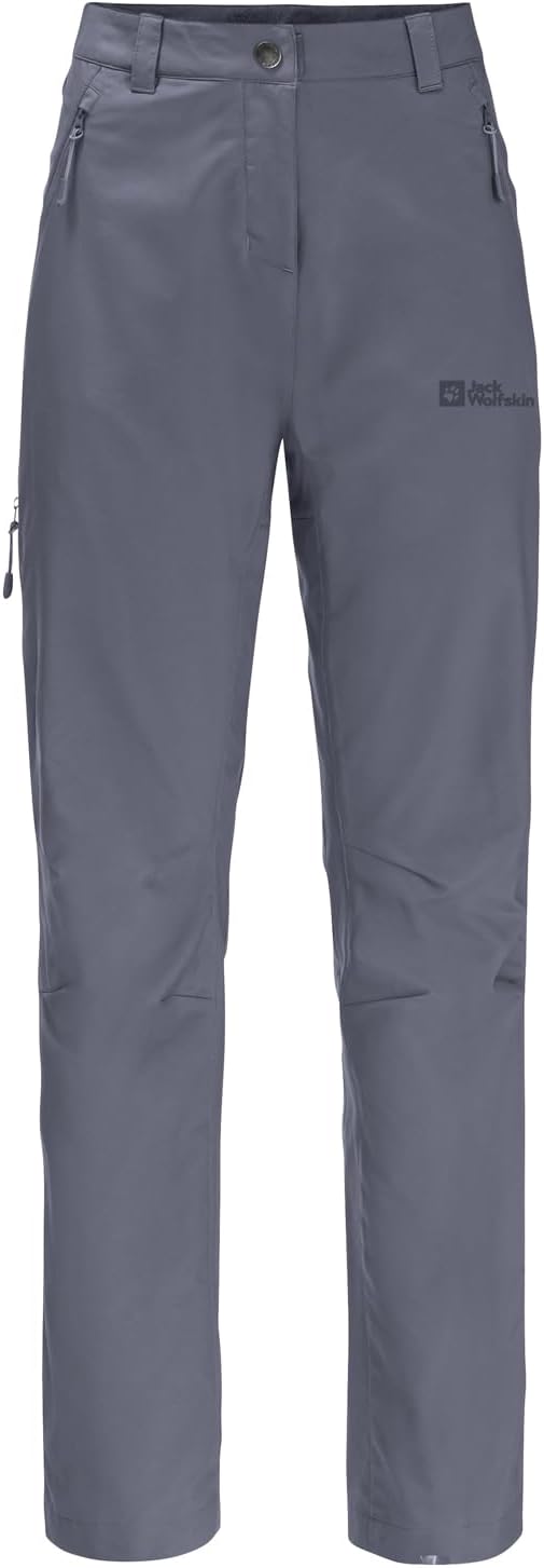 Jack Wolfskin Damen Wanderhose Active Track Pants W 36 Dolphin, 36 Dolphin