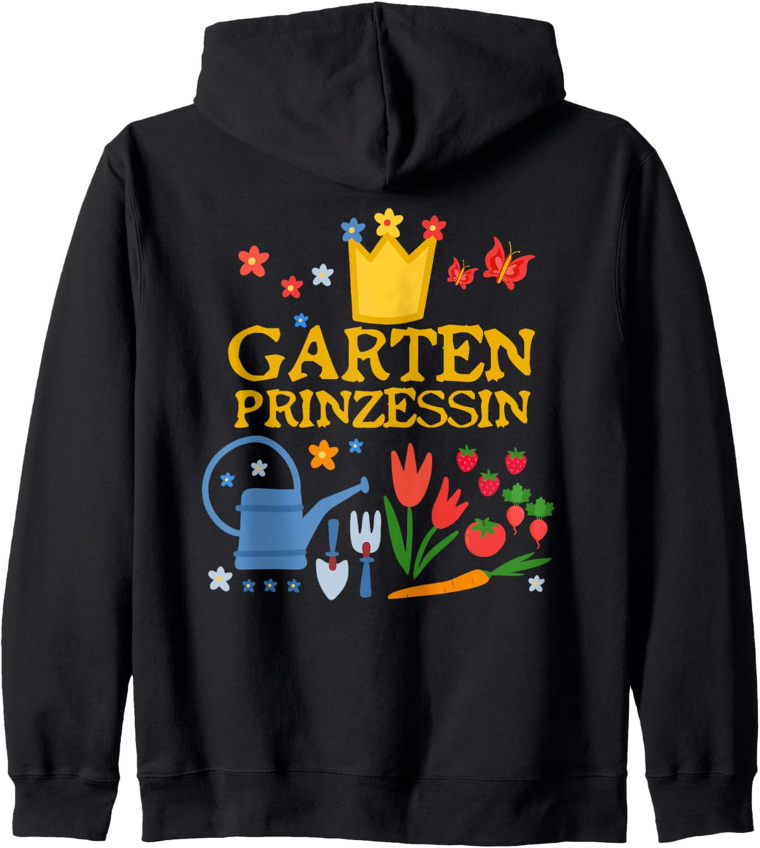 Gartenkönigin Gartenprinzessin Garten Gärtnerin Gärtnerinnen Kapuzenjacke