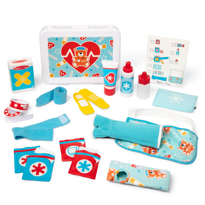 Melissa & Doug Gute Besserung Erste-Hilfe-Spielset | Lernspielzeug | Rollenspielzeug | Montessori |