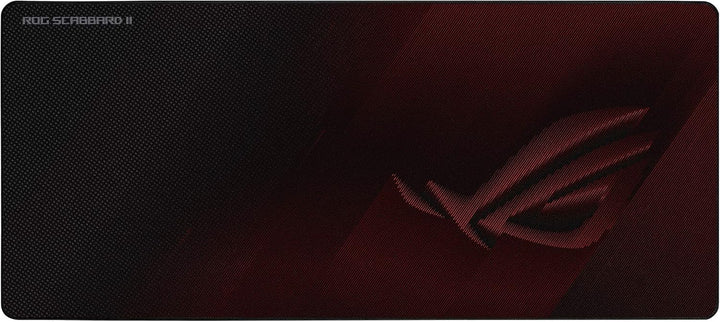 ASUS ROG Sheath Gaming Mauspad (Tischunterlage, extra gross, rutschfest) schwarz / rot, Schwarz