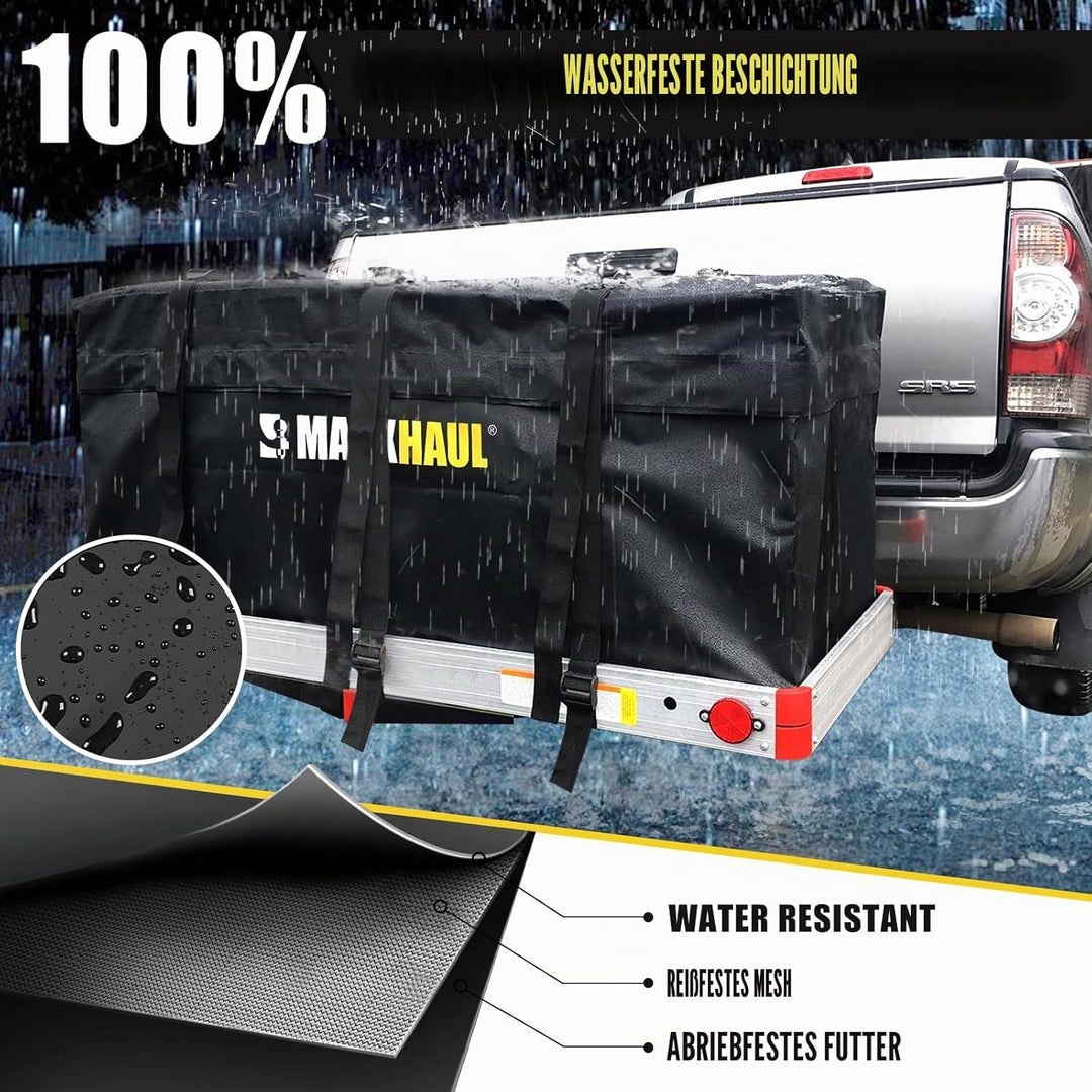 MAXXHAUL 70209 Softshell-Gepäckträger für Anhängerkupplung, strapazierfähig und wasserabweisend, 119