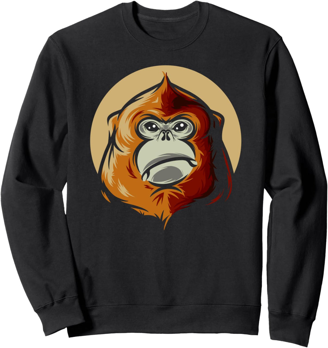 Golden Snub Nosed Monkey Sweatshirt
