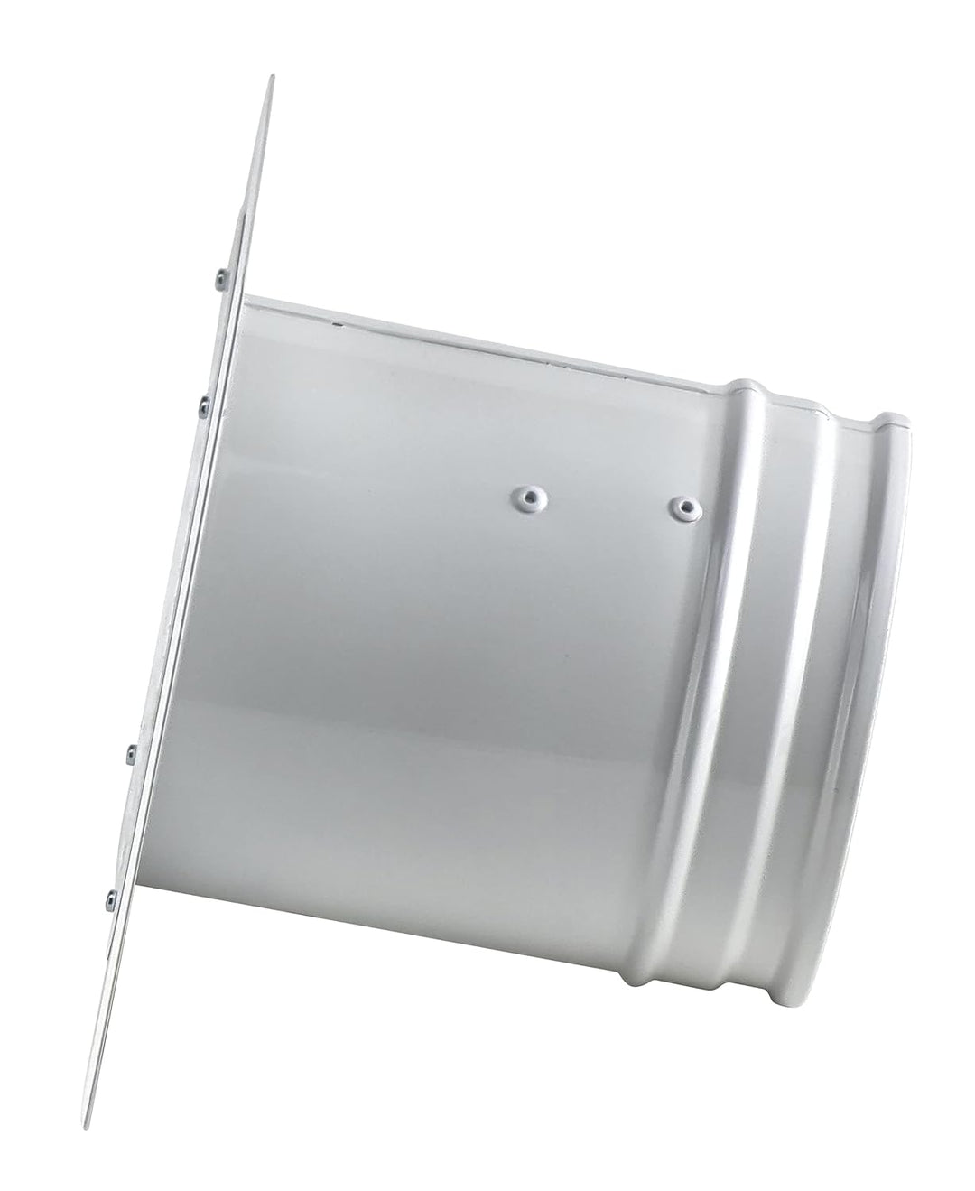 Steinberg14 Weiss Ø 160mm Rohrlüfter Wand Radiallüfter Ventilator Wandflansch Zu-Abluft, Metall Ø 16