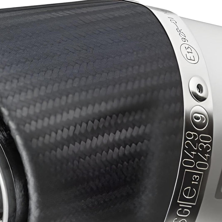 Endschalldämpfer/Auspuffanlage LeoVince SLIP-ON SBK LV ONE EVO, Edelstahl, Carbon Kappe, mit Zulassu