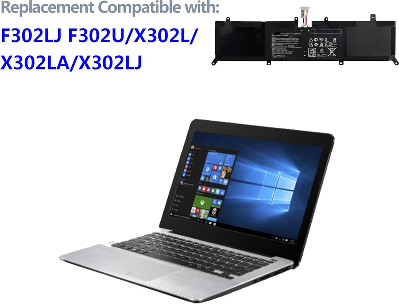 Swark Laptop Akku C21N1423 Replacement Komplett with F302LJ F302U X302L X302LA X302LJ Series