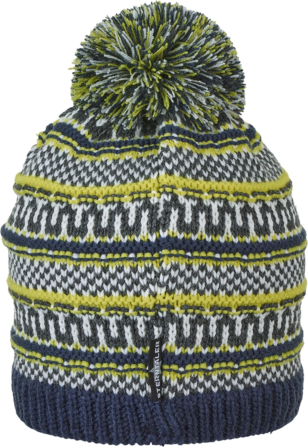 Sterntaler Baby Jungen Mütze Baby Bommelstrickmütze Mustermix 49 marine, 49 marine