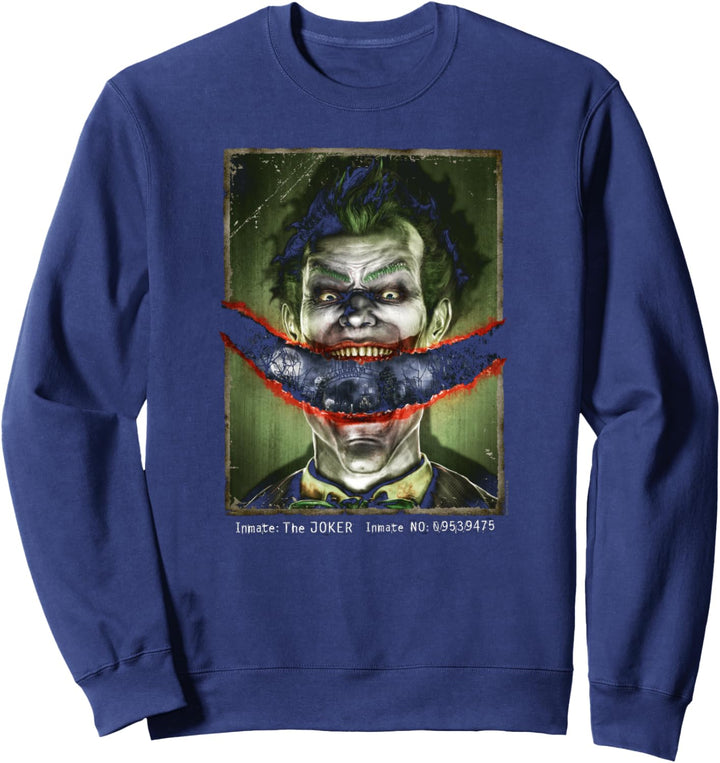 Batman: Arkham Asylum Joker Split Lip Sweatshirt