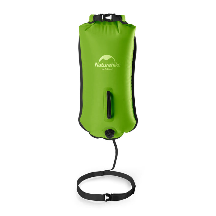 Naturehike Aufblasbarer Trockensack, 18L Wasserdichter Rucksack mit 2 Luftkammern für Open Water Sch