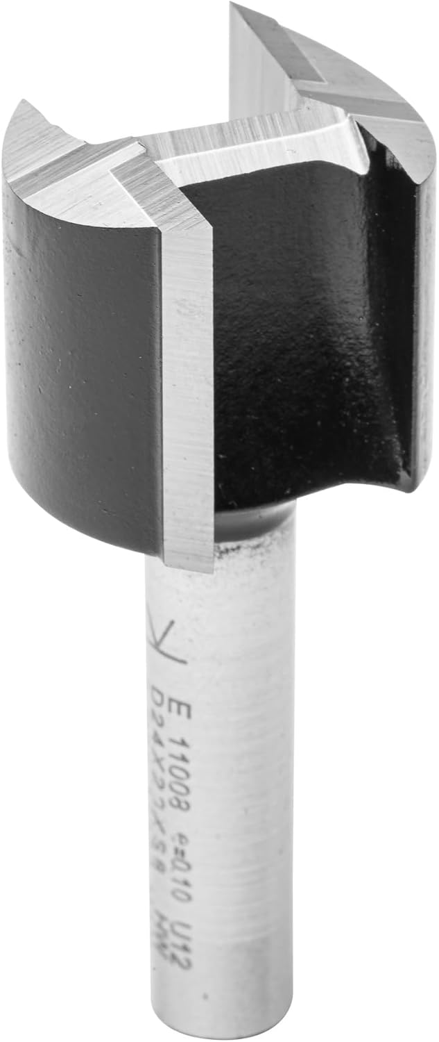 ENT 11008 Nutfräser HW, Schaft (S) 8 mm, Durchmesser (D) 24 mm, NL 20 mm, SL 32 mm, GL 52 mm, mit Ha