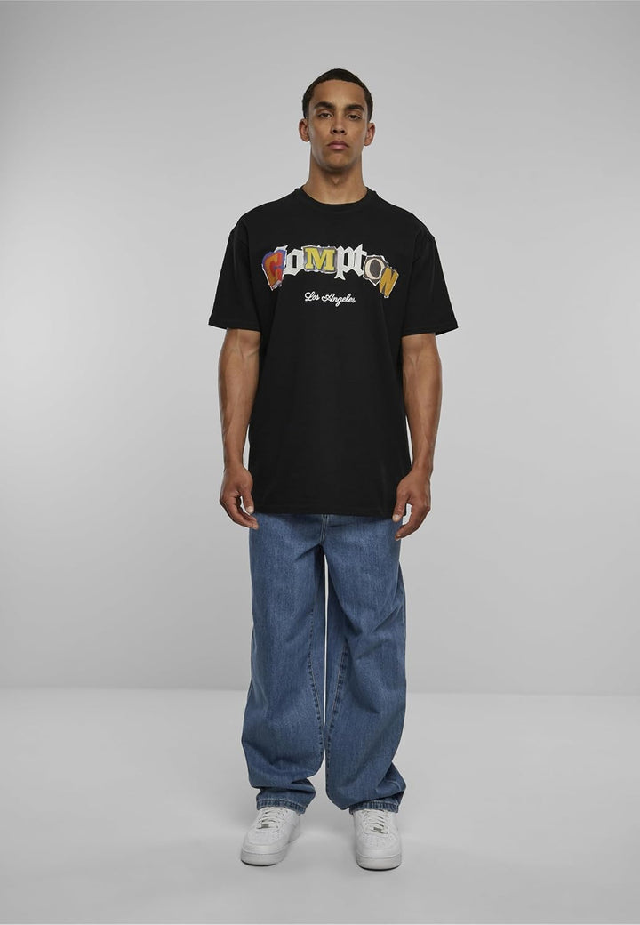 Mister Tee Unisex Compton L.a. Oversize Tee T-Shirt XL Schwarz, XL Schwarz