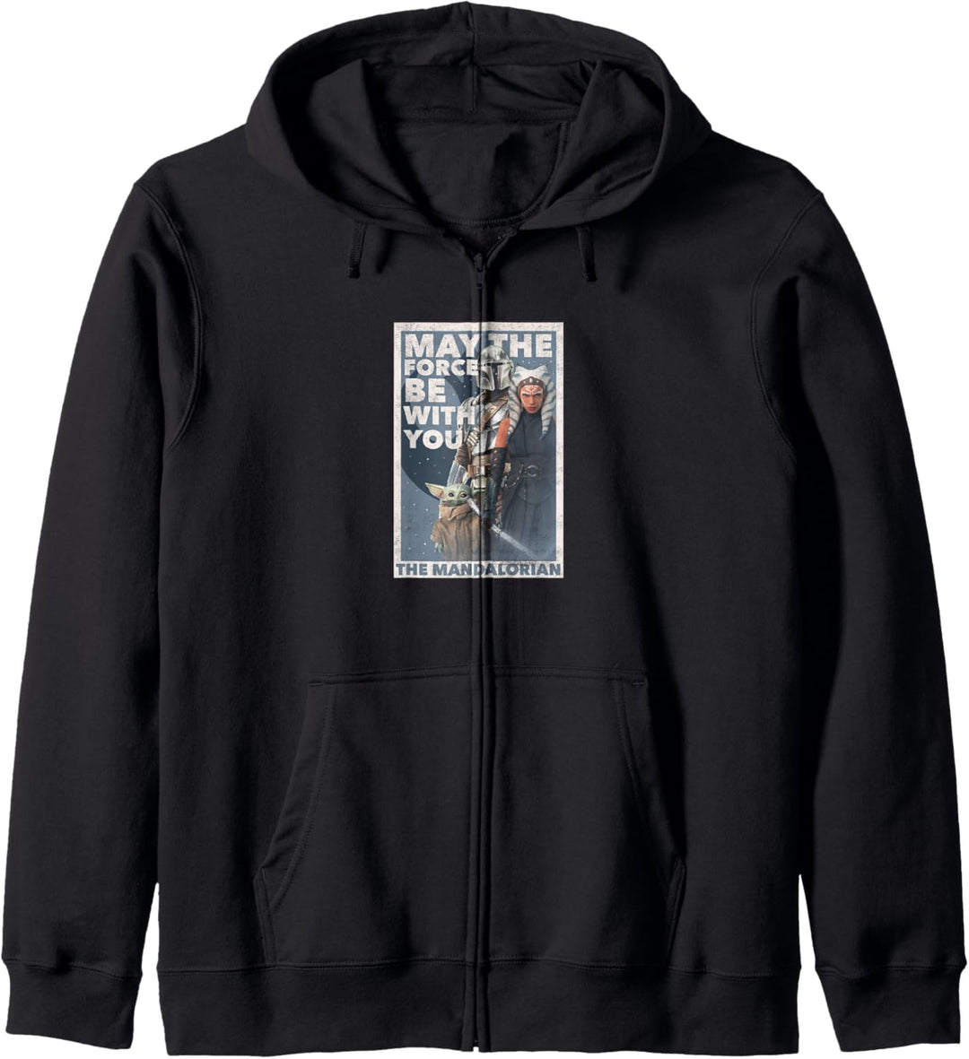 Star Wars: The Mandalorian Ahsoka May The Force Poster R13 Kapuzenjacke