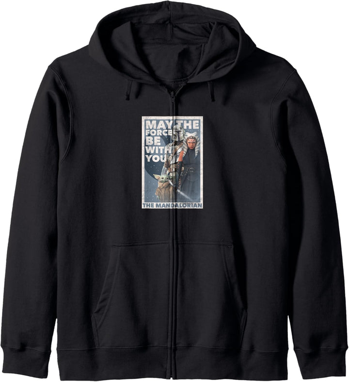 Star Wars: The Mandalorian Ahsoka May The Force Poster R13 Kapuzenjacke