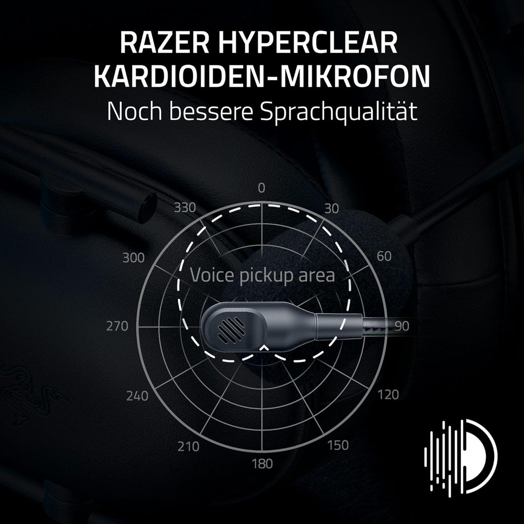 Razer Blackshark V2 X (Playstation) - Kabelgebundenes E-Sport Headset für Playstation Konsole (250g,