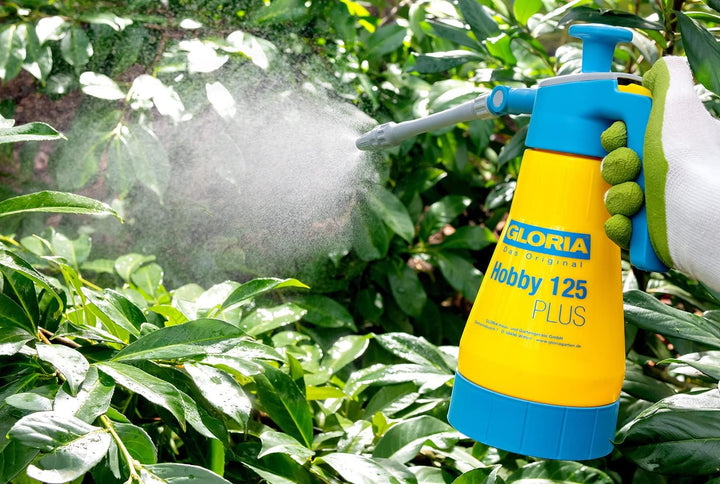 GLORIA Drucksprühgerät Hobby 125 Plus - 1,25L Gartenspritze | Handsprüher |zur Ausbringung von Essig
