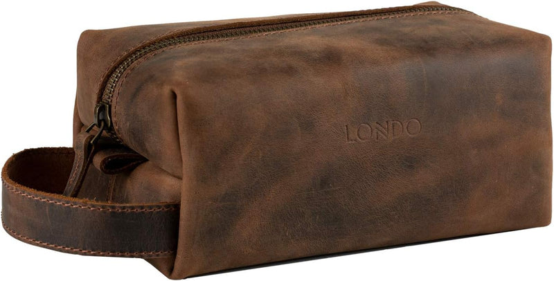 LONDO Reisetasche aus echtem Leder – Unisex Cinnamon, Cinnamon