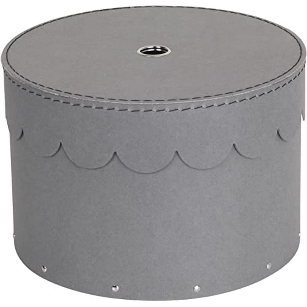BIGSO WILMA 2er-Set runde Aufbewahrungsbox mit Deckel – Ordnungsbox mit Deckel für Kleidung, Spielze