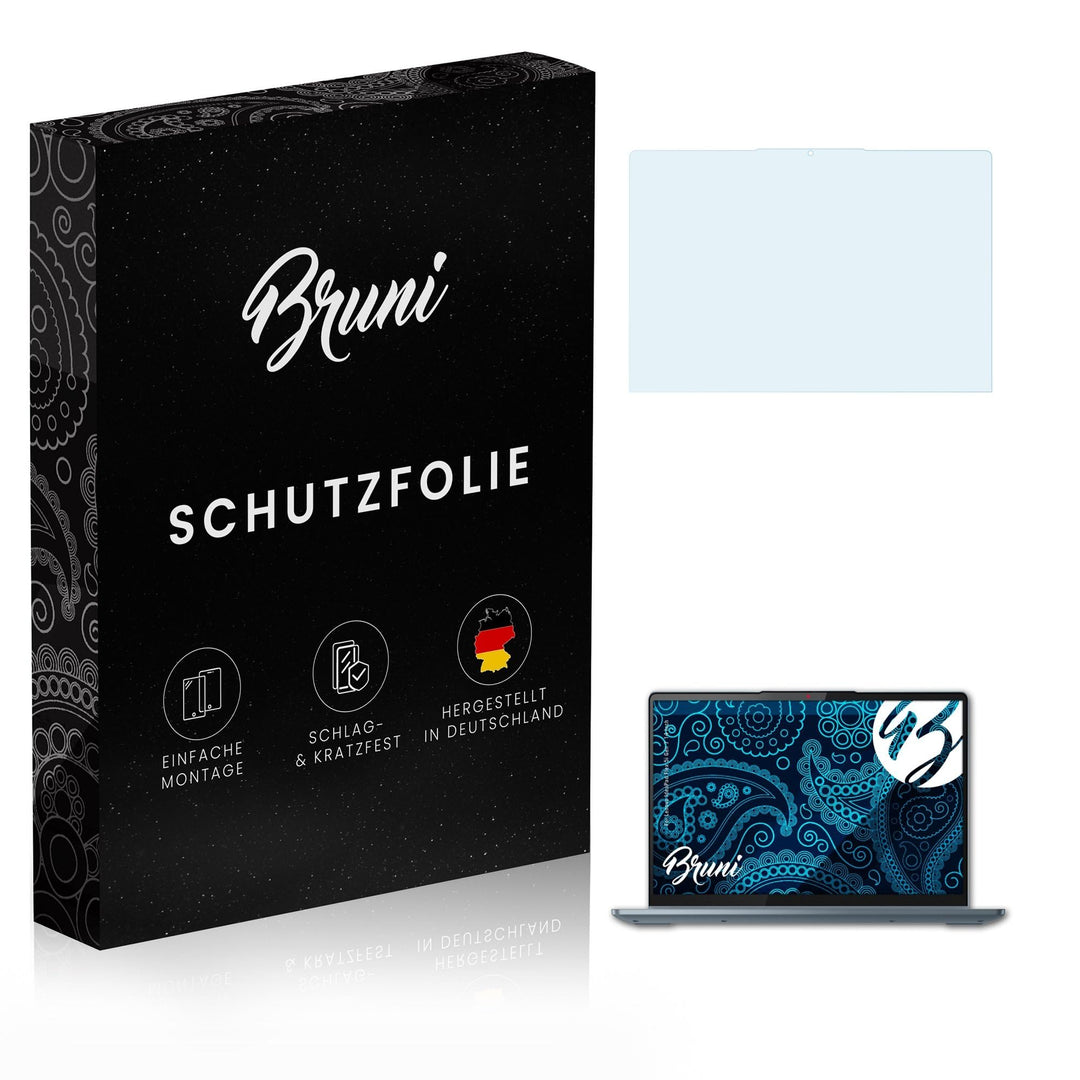 Bruni Schutzfolie kompatibel mit Lenovo Idea Pad Flex 5i Gen 7 14 Inch Folie, glasklare Displayschut