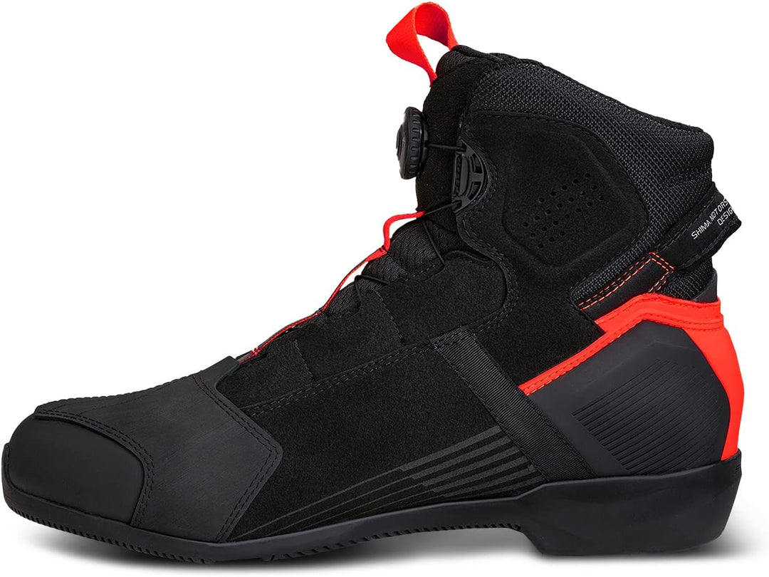 SHIMA EDGE, Motorradschuhe für Männer - Verstärkte Strassenreitschuhe mit ATOP-Verschlusssystem Vent