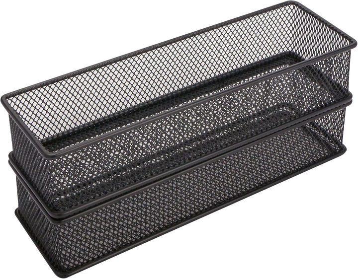 Annova Netz-Schubladenschrank und Regal, Organizer, Aufbewahrungskorb, für Schule, Büro, Zubehör, 2