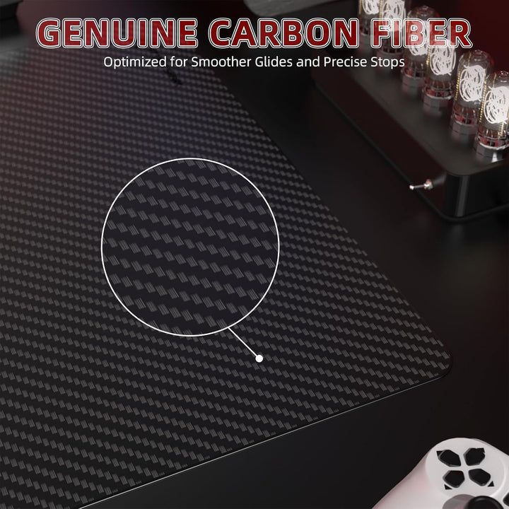 MAGIC-REFINER x Attack Shark CM04 Gaming-Mauspad aus Kohlefaser für Geschwindigkeit und Kontrolle, E