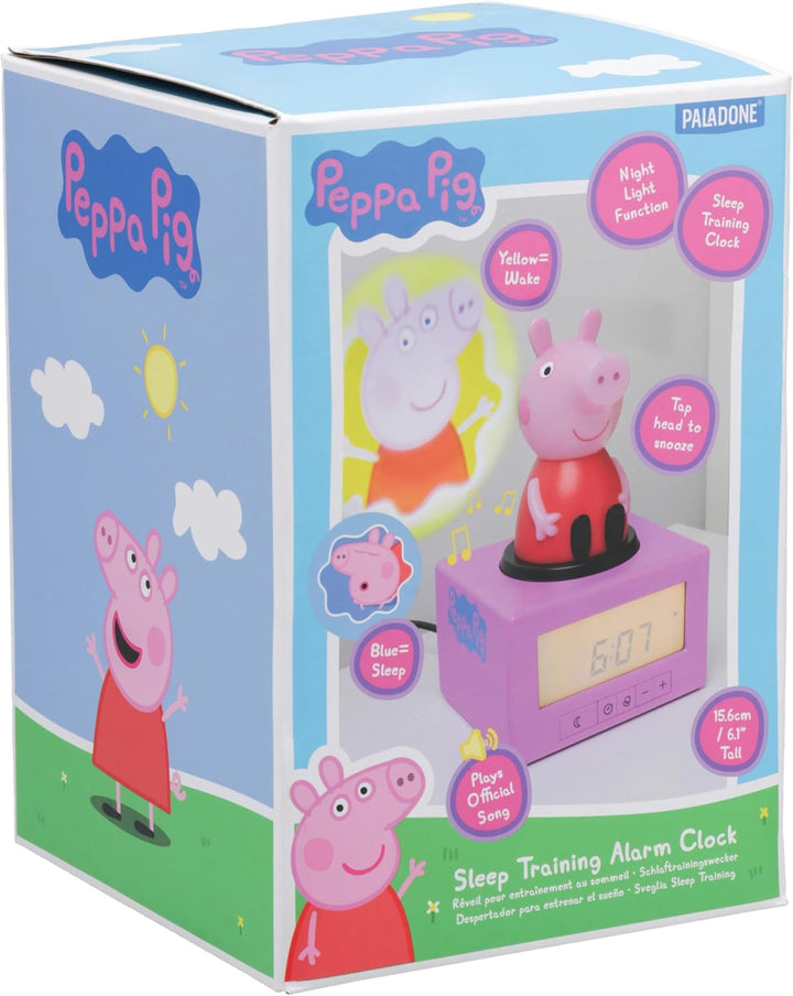 Peppa Pig Paladone Schlaftrainings-Wecker, Mehrfarbig, Einheitsgrösse Cartoon, Cartoon