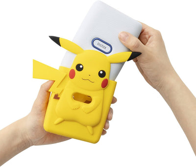 instax Mini LINK Special Edition Smartphone Printer with Pikachu Case Esche Weiss Pikachu Case Bundl