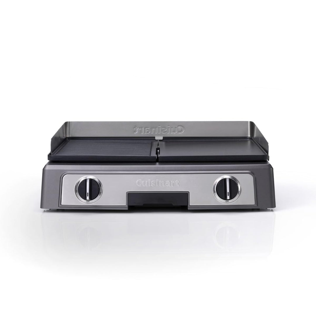 Cuisinart Plancha BBQ Elite Tischgrill mit austauschbaren Grill und Plancha Platten, Platten lassen