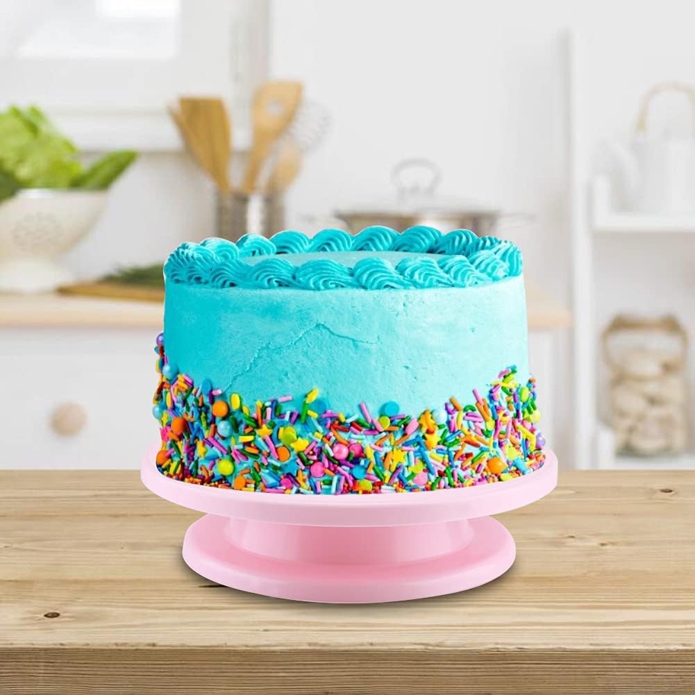 Drehteller für Kuchen, Drehbarer Kuchenständer aus PP, 11-Zoll-Kuchendekorationsset für Kuchen, Gebä