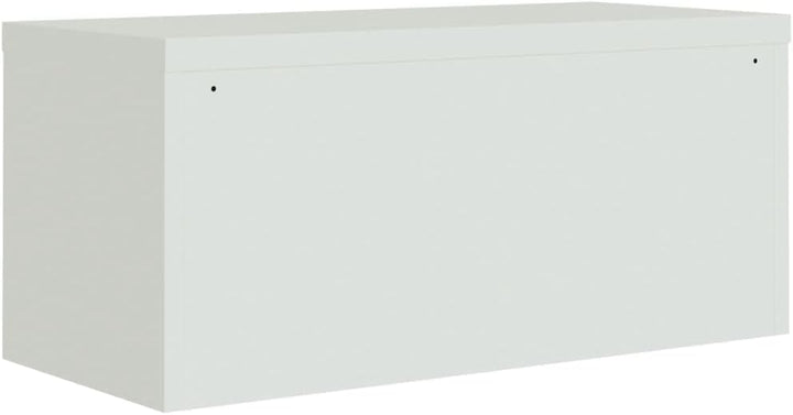 Cozynest Aktenschrank, Büroschrank mit Einlegeboden, Abschliessbar Metallschrank Schrank mit Türen,