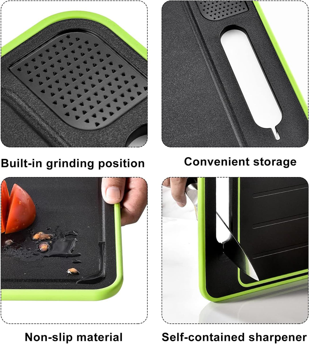 Schneidebrett mit Auftau-Funktion: 4-in-1 Auftauplatte Schneidebrett, Frost Away Schneidebrett mit A