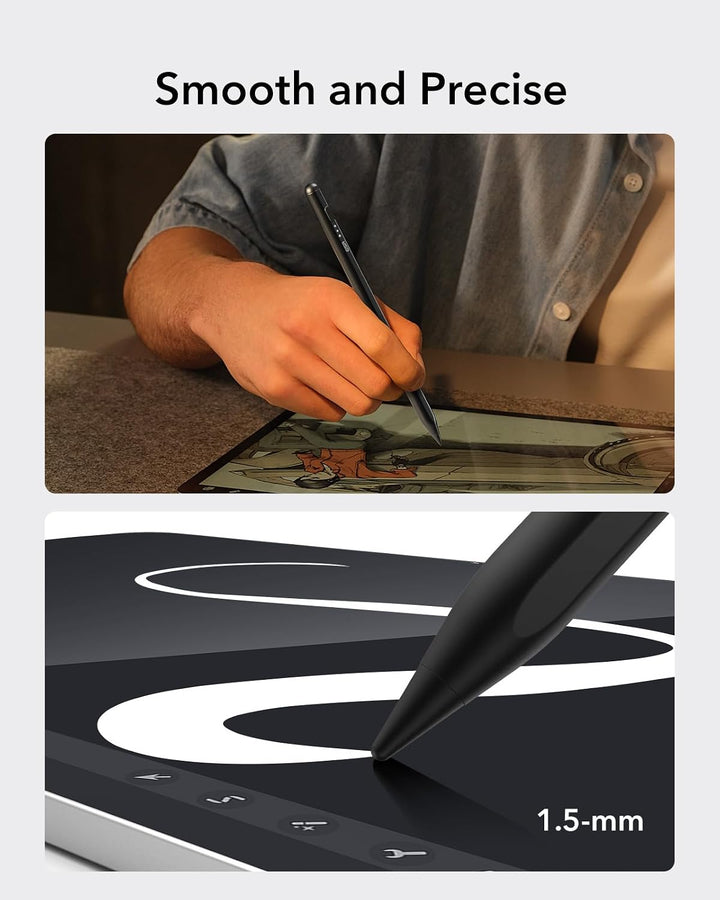 ESR Stift für iPad 2018-2026, Pencil mit Tilt Sensitivity, Palm Rejection | Stift mit Handflächenabw