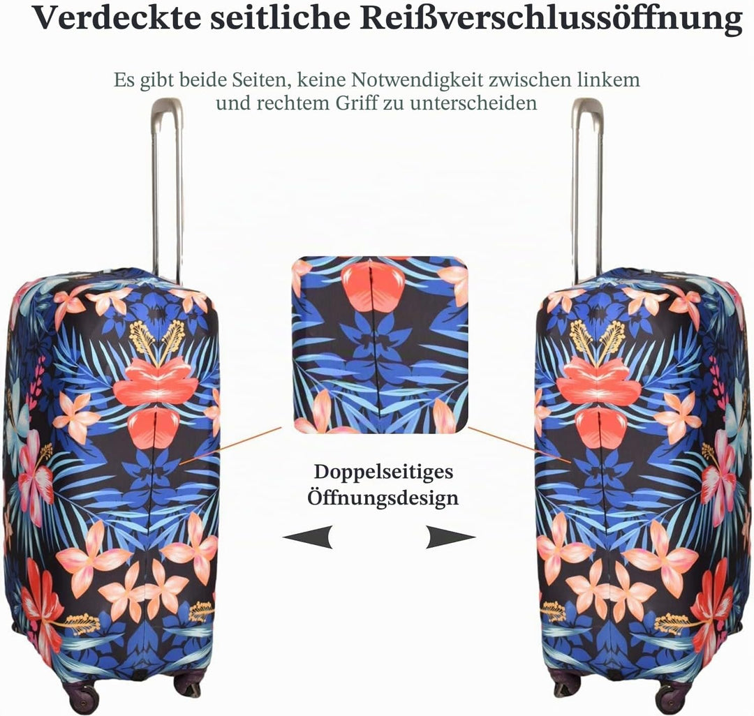 Gepäckabdeckung, GOXUNYUAN waschechter Schutzkoffer-Cover - Reise-elastischer Spandex-Koffer-Protect