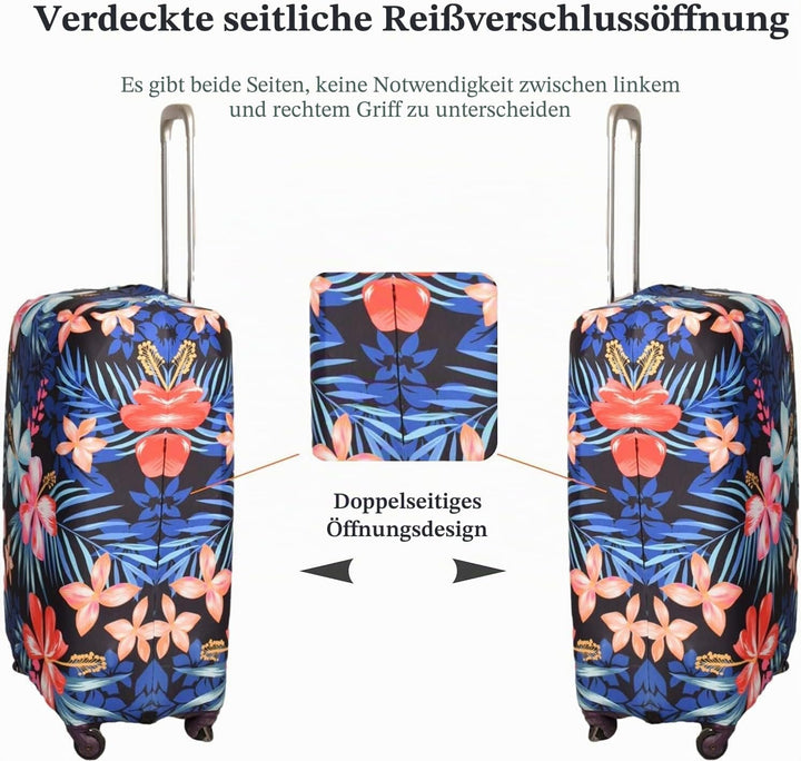 Gepäckabdeckung, GOXUNYUAN waschechter Schutzkoffer-Cover - Reise-elastischer Spandex-Koffer-Protect