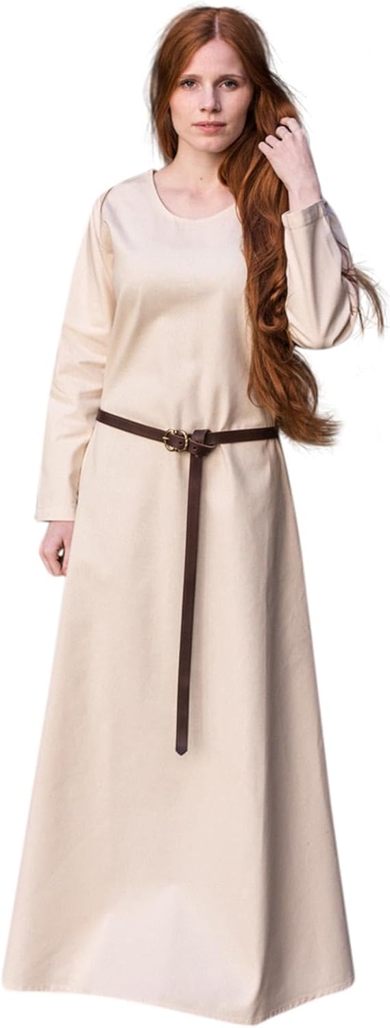 Burgschneider Mittelalter Unterkleid Freya - Natur XXXL 3XL, 3XL