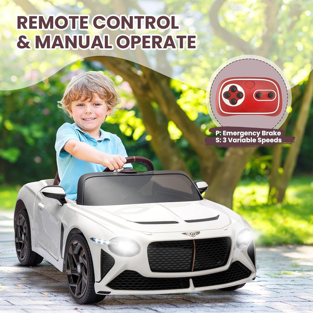Elektroauto Für Kinder 12V, Unter Der Lizenz Von Bentley Bacalar, Ferngesteuerte Elektrofahrzeuge Fü